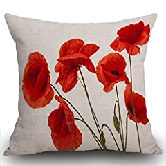 Smooffly poppy cushion for sale  Delivered anywhere in UK