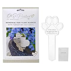 Paw print memorial for sale  Delivered anywhere in UK