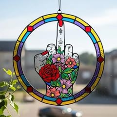 Middle finger suncatcher for sale  Delivered anywhere in USA 