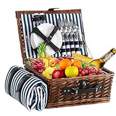Hybdamai wicker picnic for sale  Delivered anywhere in USA 