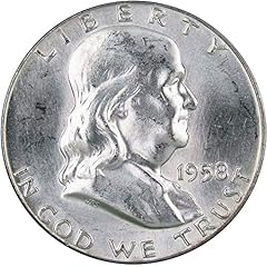 1958 franklin half for sale  Delivered anywhere in USA 