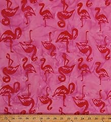 Cotton batik flamingo for sale  Delivered anywhere in USA 