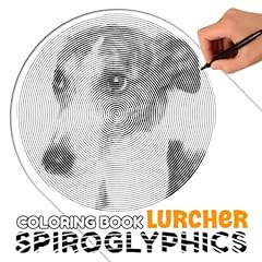 Lurcher spiroglyphics coloring for sale  Delivered anywhere in UK