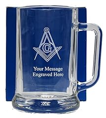 Glass tankard custom for sale  Delivered anywhere in UK