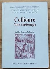 Collioure historique monograph d'occasion  Livré partout en France
