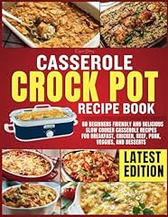 Casserole crockpot cookbook for sale  Delivered anywhere in USA 