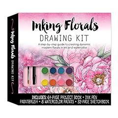 Inking florals drawing for sale  Delivered anywhere in USA 