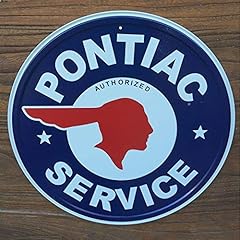 Pontiac targa metallo usato  Spedito ovunque in Italia 