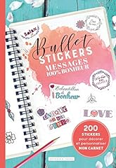 Bullet stickers messages d'occasion  Livré partout en Belgiqu