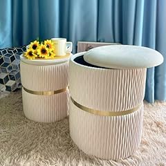 Round ottoman set for sale  Delivered anywhere in USA 