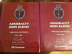 Admiralty ships badges for sale  Delivered anywhere in UK
