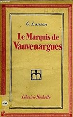 Marquis vauvenargues d'occasion  Livré partout en France