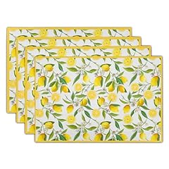 Lemon placemats set for sale  Delivered anywhere in USA 