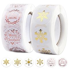 1000pcs merry christmas for sale  Delivered anywhere in UK
