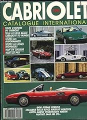Cabriolet catalogue internatio d'occasion  Livré partout en France