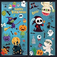 Halloween vetrofanie addobbi usato  Spedito ovunque in Italia 