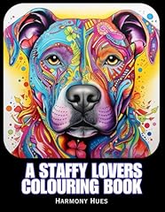 Staffy lovers colouring for sale  Delivered anywhere in UK