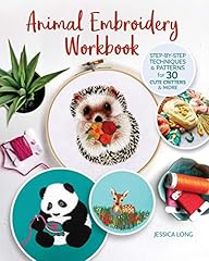 Animal embroidery workbook for sale  Delivered anywhere in USA 