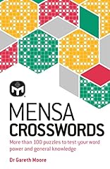 Mensa crosswords test for sale  Delivered anywhere in UK