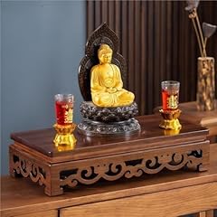 Solid wood buddhist for sale  Delivered anywhere in USA 