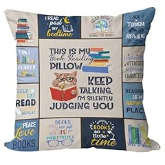 Book lovers pillow for sale  Delivered anywhere in USA 