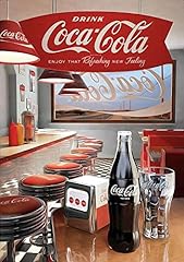Tin Sign Vintage Chic Art Decoration Poster Drink Coca, used for sale  Delivered anywhere in Canada