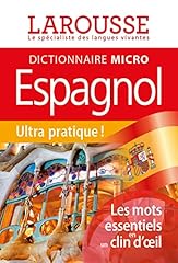 Larousse micro espagnol d'occasion  Livré partout en France