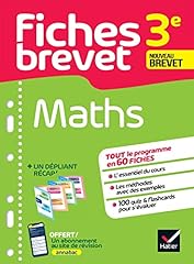 Fiches brevet maths d'occasion  Livré partout en France
