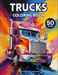 Amazing trucks coloring for sale  Delivered anywhere in UK