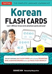 Korean flash cards for sale  Delivered anywhere in USA 