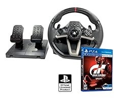 Volante y pedales PS4 Licencia Original Playstation 4 RWA Apex + Gran turismo "GT Sport" segunda mano  Se entrega en toda España 