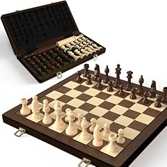 Wooden folding chess for sale  Delivered anywhere in UK
