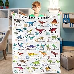 Dinosaur alphabet blanket for sale  Delivered anywhere in UK