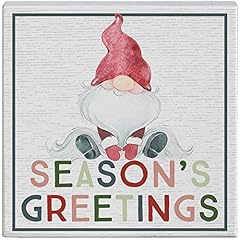 Season greeting gnome for sale  Delivered anywhere in USA 