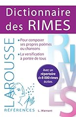 Dictionnaire rimes d'occasion  Livré partout en France