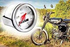 Tacho 48mm 80km gebraucht kaufen  Wird an jeden Ort in Deutschland