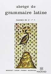 Abrégé grammaire latine d'occasion  Livré partout en France