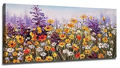 Ardemy Flowers Canvas Wall Art Daisy Colorful Bloosom, used for sale  Delivered anywhere in Canada