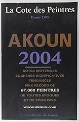 Cote peintres 2004 d'occasion  Livré partout en France