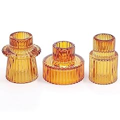 Piece glass candle for sale  Delivered anywhere in UK