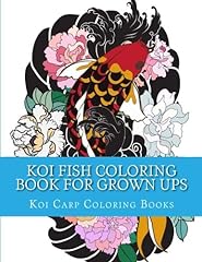 Koi fish coloring for sale  Delivered anywhere in UK