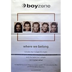 Boyzone poster belong for sale  Delivered anywhere in UK