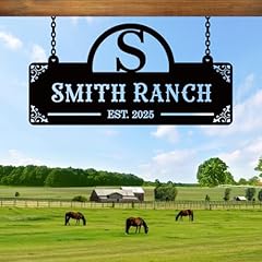 Personalized ranch metal for sale  Delivered anywhere in USA 