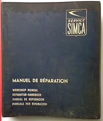 Workshop manual simca for sale  Delivered anywhere in UK