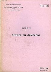 Service campagne tta d'occasion  Livré partout en France
