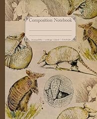 Composition notebook. armadill for sale  Delivered anywhere in USA 