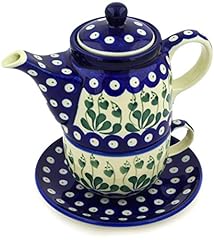 Polish pottery tea for sale  Delivered anywhere in USA 