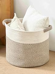 Blanket basket woven for sale  Delivered anywhere in USA 