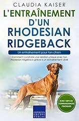 Entraînement rhodesian ridgeb d'occasion  Livré partout en France