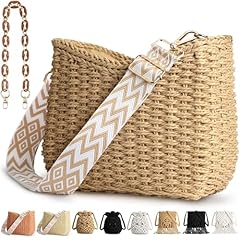 Straw handbags purses for sale  Delivered anywhere in USA 